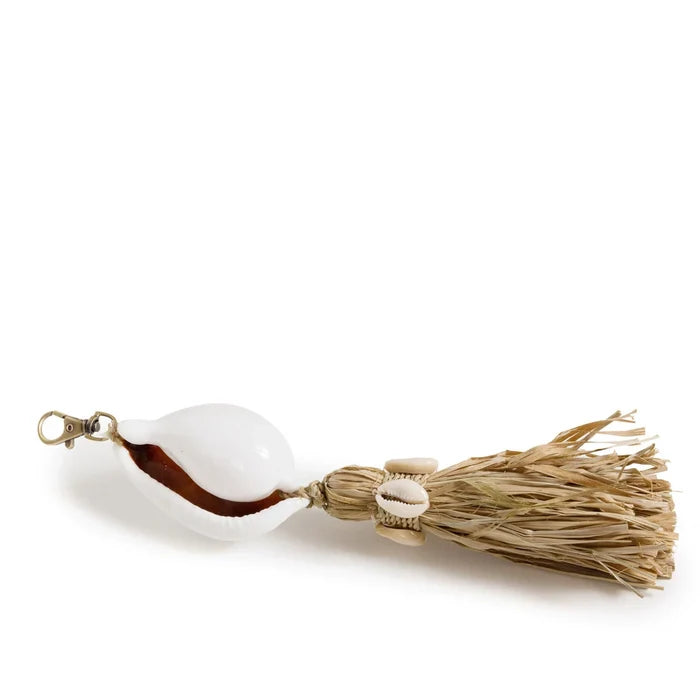 THE KUBU KEYCHAIN - WHITE NATURAL