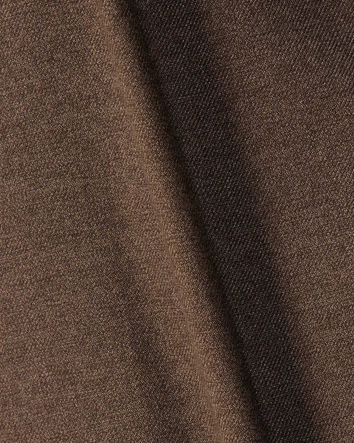 The Marquis Structured Twill Suit- Brown