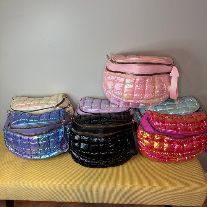 The Roni Nylon Crossbody - Puffer