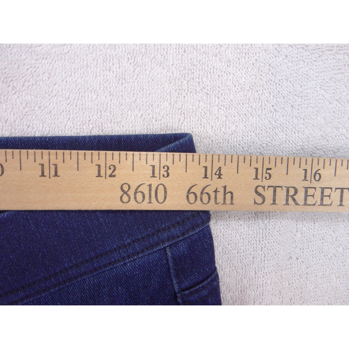 Time and Tru Womens Dark Wash Pull On Denim Jeggings Blue Size M 8 10 39393