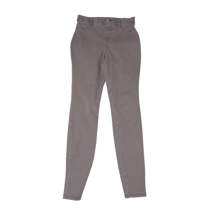 Time and Tru Womens Grey High Rise Pull On Skinny Jeggings Size S 4 6 39090