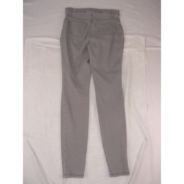 Time and Tru Womens Grey High Rise Pull On Skinny Jeggings Size S 4 6 39091