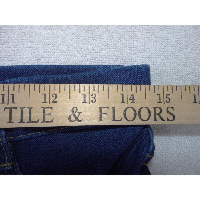 Time and Tru Womens High Rise Pull On Jeggings Dark Wash Blue Size M 8 10 38644