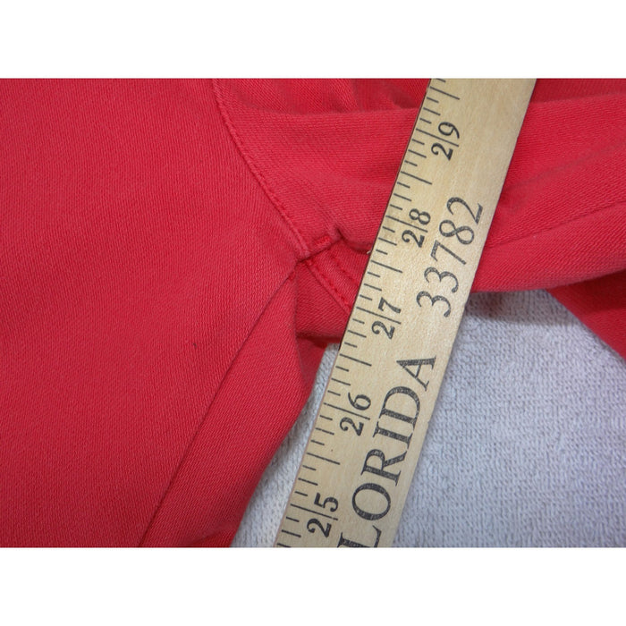 Time and Tru Womens Red Skinny Pull On Jeggings Stretch Pants Size L 12 145