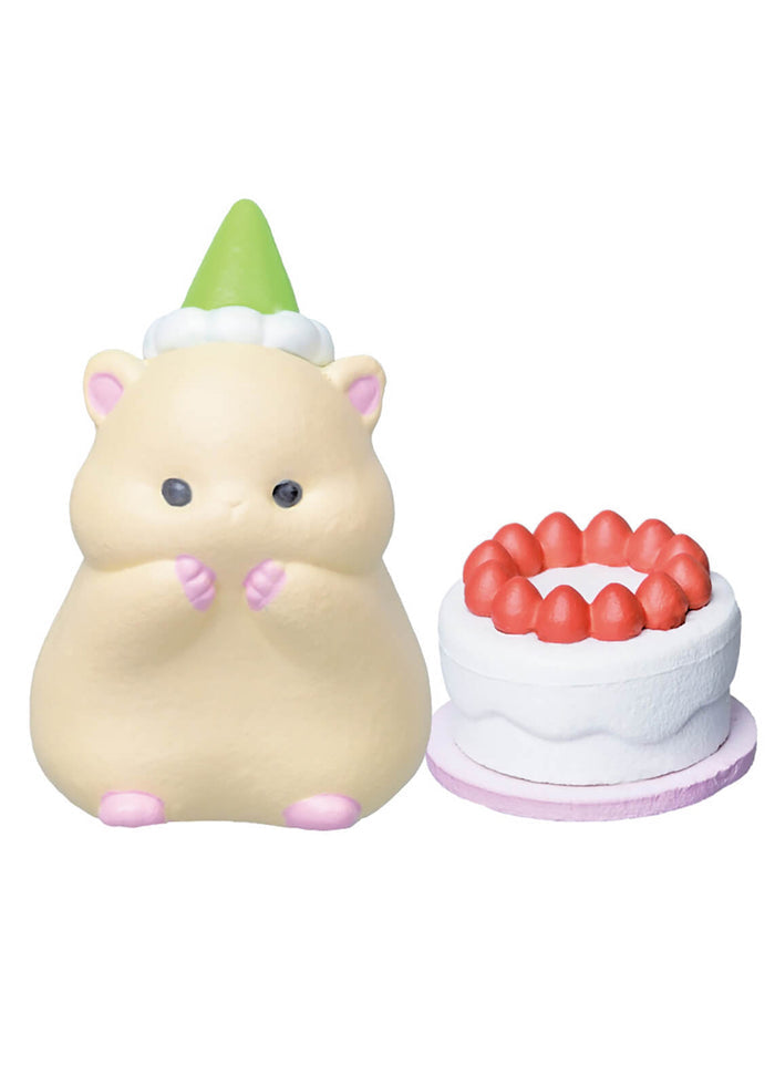 Yell Japan Today's Star Animal Birthday 10pc Blind Box Set in multi — full set of 10 kawaii animal birthday figurines with display box imported from Japan — character view 1