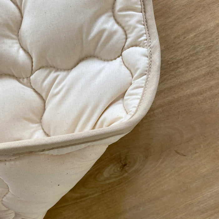 Topponcino bébé en laine vierge & coton bio – Laine & Compagnie x Sassoupi