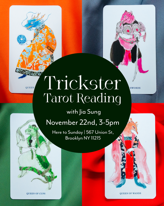 Trickster Tarot Reading w. Jia Sung (NOV 22)