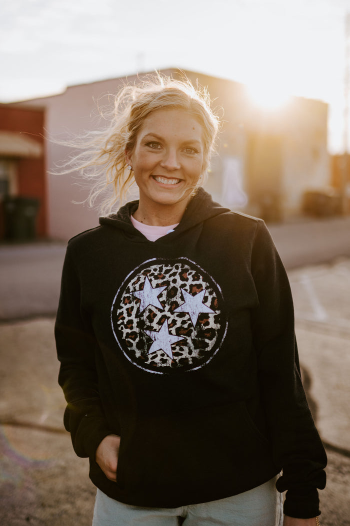 Tristar Cheetah Hoodie {fleece}