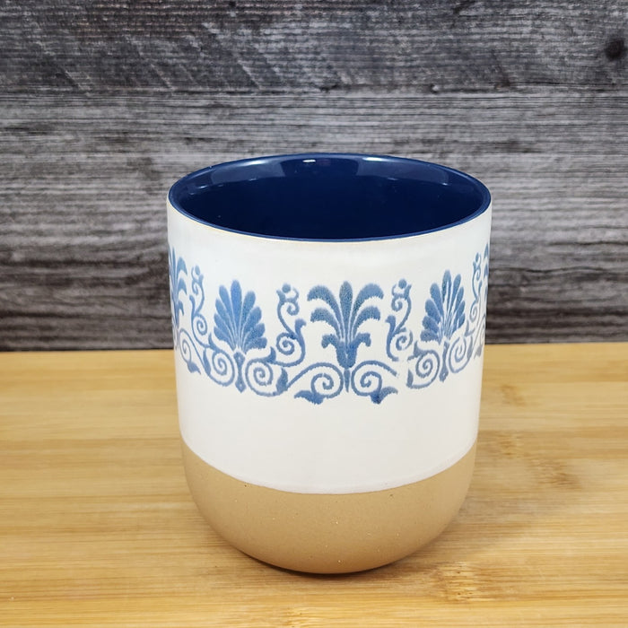 Tuscan Vineyard Grapevine Mug Ceramic Coffee Cup Rustic Blue Sky 17oz