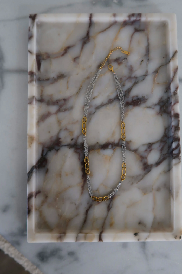 Two Toned Grace Necklace