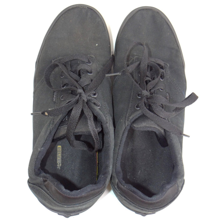 Vans Atwood Triple Black Canvas Low Top Skate Shoes Mens 135