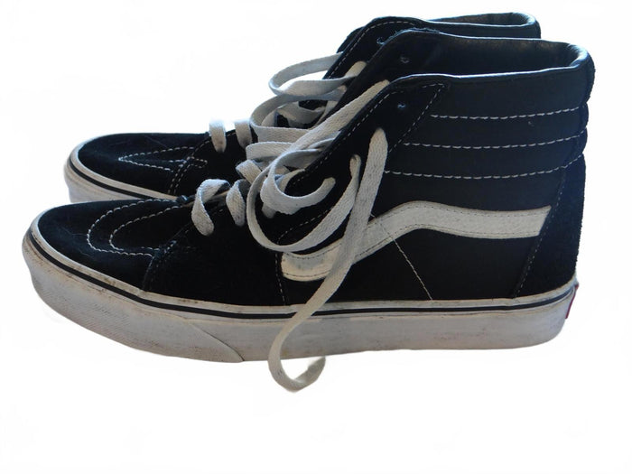 Vans Sk8 Hi Black and White High Top Sneakers0