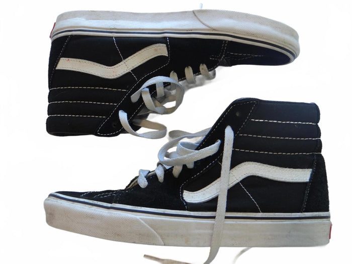 Vans Sk8 Hi Black and White High Top Sneakers1