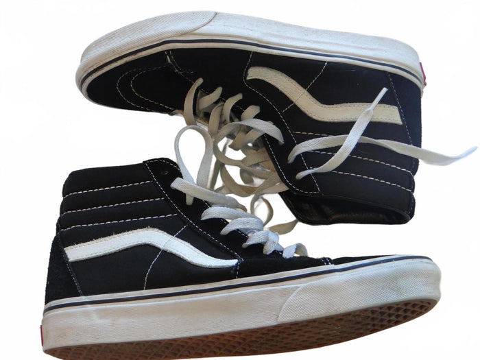 Vans Sk8 Hi Black and White High Top Sneakers2