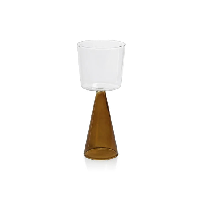 VENETO GLASS-AMBER-WHITE WINE GLASS (SET OF 4)