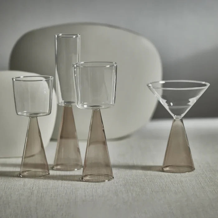 VENETO GLASS-SMOKE -RED WINE GLASS (SET OF 4)