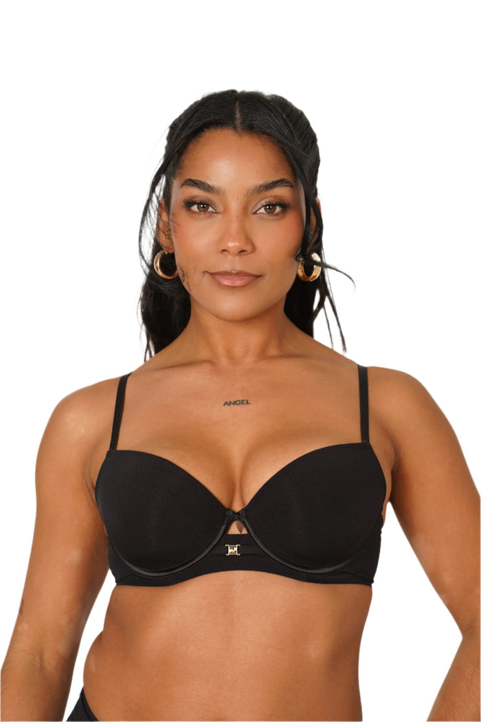 LILUNDERWEAR Daily Luxe Soutien-Gorge Noir - soutien-gorge vue de face