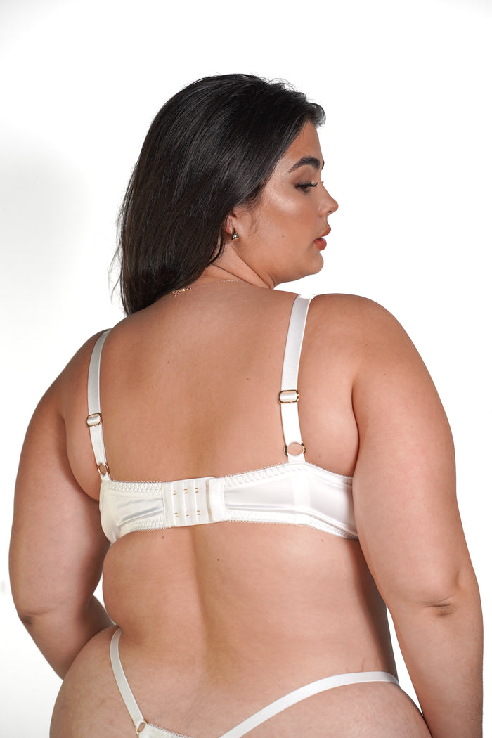 LILUNDERWEAR Diana Balconnet Blanc - balconnet vue ensemble