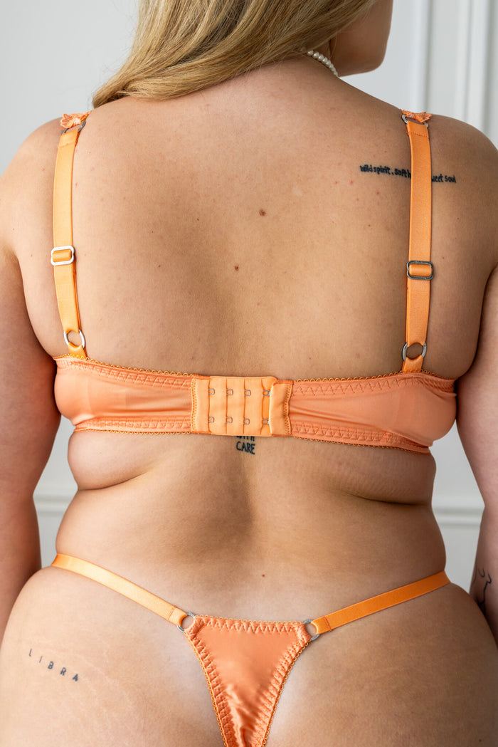 LILUNDERWEAR Diana Balconnet Pêche - balconnet vue ensemble