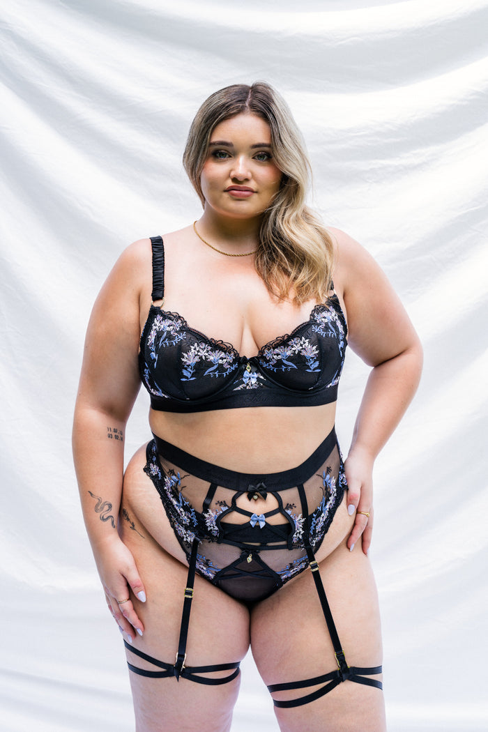 LILUNDERWEAR Euphorik Balconnet Noir - balconnet vue lifestyle