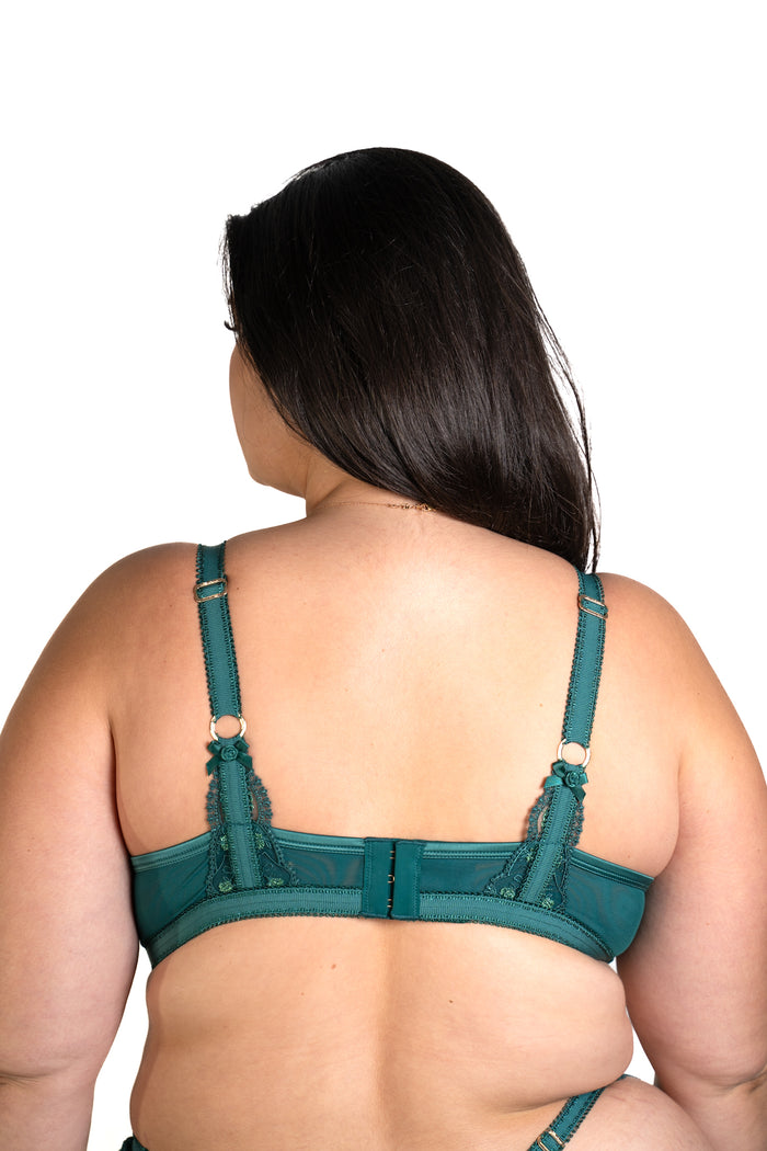 LILUNDERWEAR Grace Balconnet Vert - balconnet vue ensemble