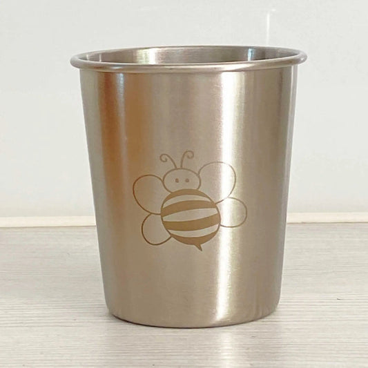 Verre enfant en inox 18/8 Joli Monde 180 ml – Motif Abeille
