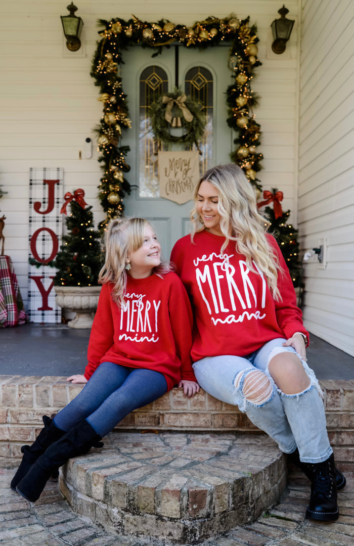 Very Merry Mama & Very Merry Mini {Fleece}