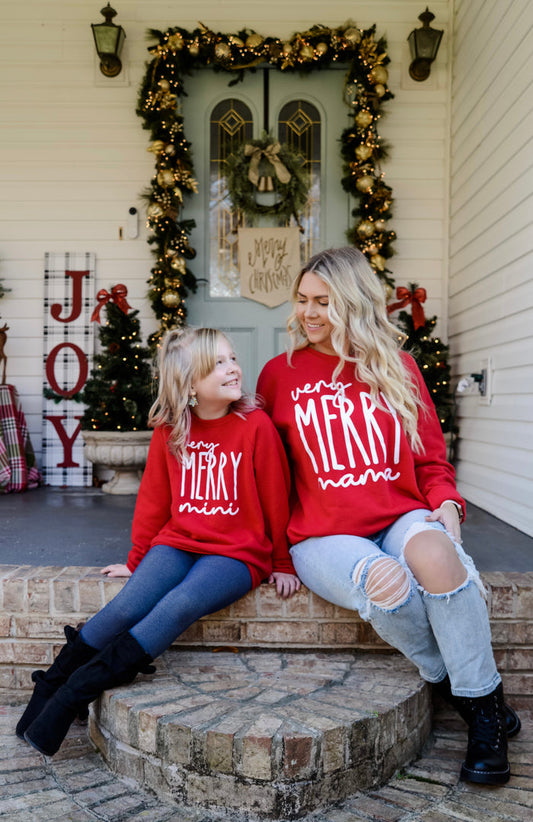 Very Merry Mama & Very Merry Mini {Fleece}