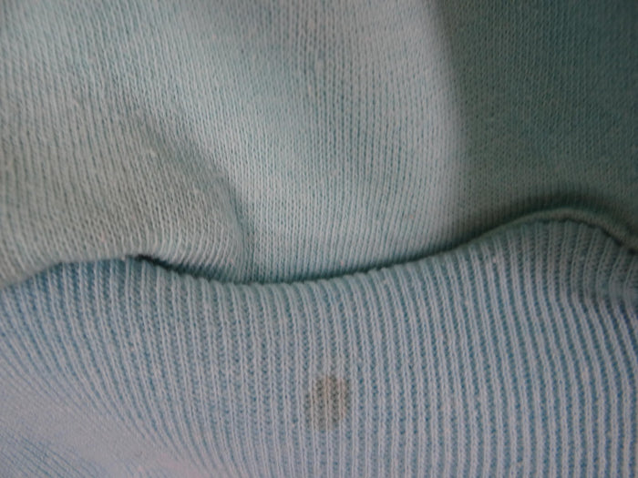 Vintage 1990's China Wear By Morsly Light Blue Pullover Sweatshirt Hoodie1