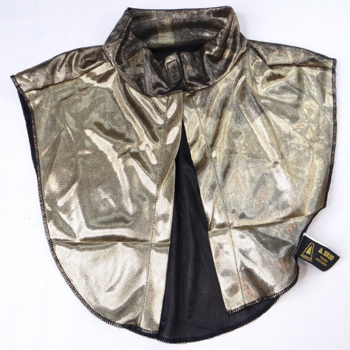 Vintage A Brod Fashion Accessories Metallic Mock Neck Dickey Set Gold Silver3