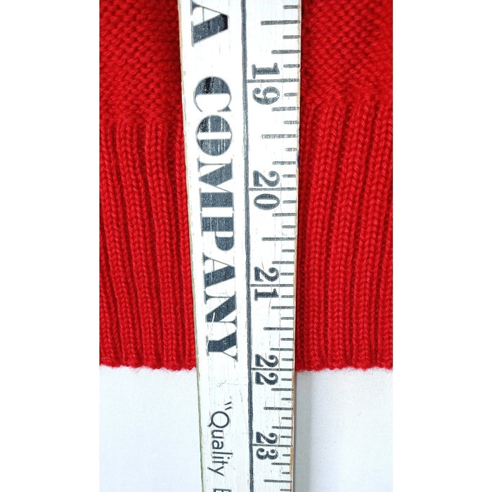 Vintage Barry & Me Red Knit Cropped Short Sleeve Sweater Women USA Made6