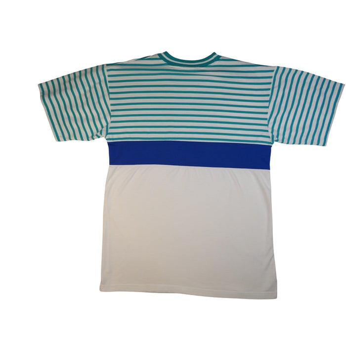 Vintage Custom Club International Sailboat Graphic Stripe T Shirt Mens Large2