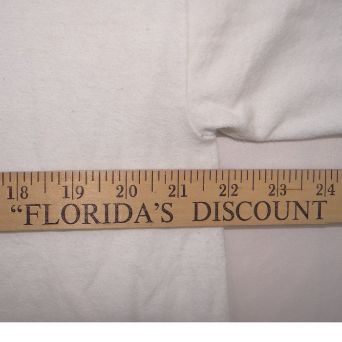 Vintage Gildan Fresh Triple Graphic Mens XL White Checkered Short Sleeve Tee3