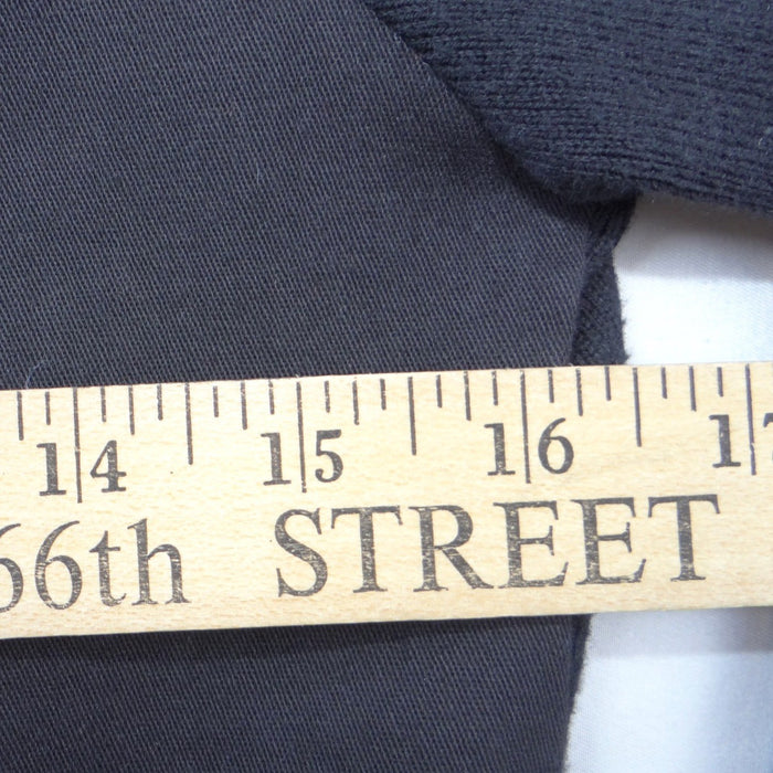 Vintage Iconic Michael Simon Women Black Ruffle Pleated Button Front Jacket Sz S4