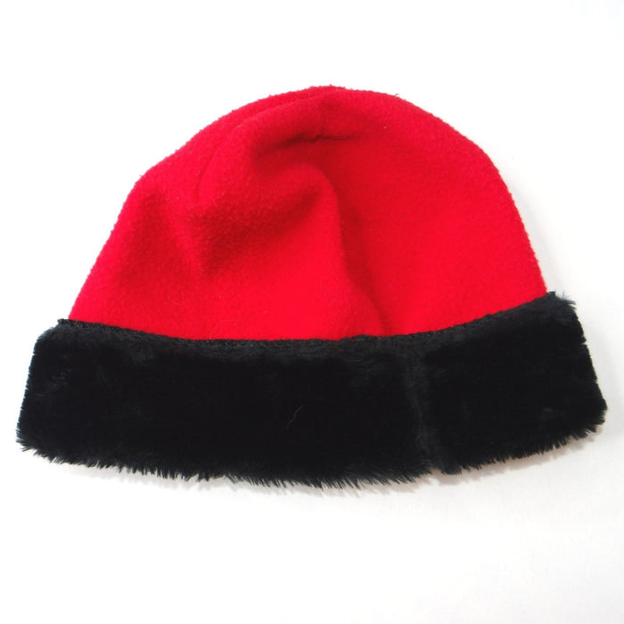 Vintage Kathleen for Sweet Herb Red Fleece Hat and Scarf Set Black Trim3