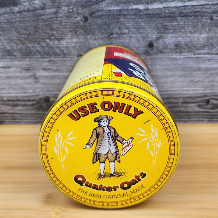 Vintage Quaker Oats Tin 1984 Limited Edition Pure Rolled White Oats Company