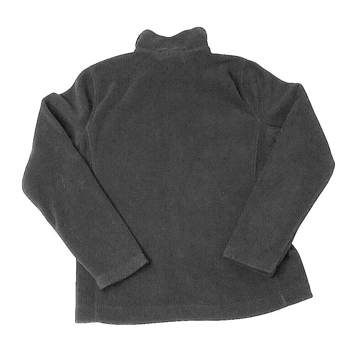 Vintage RL Ralph Lauren Active Petite Black Fleece Zip Jacket Gold Snowflake   M6