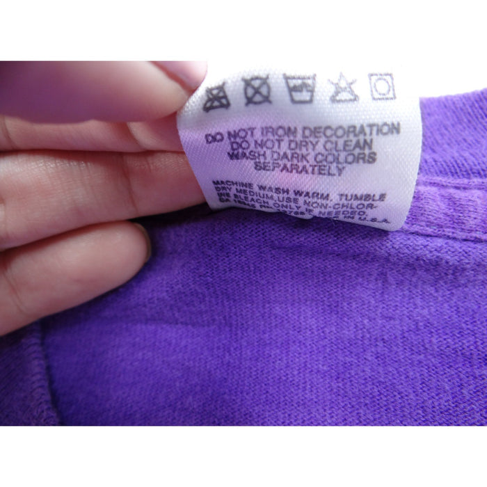 Vintage Stratosphere Las Vegas Graphic T Shirt Purple Fruit of the Loom XL2