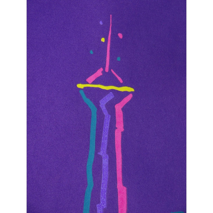 Vintage Stratosphere Las Vegas Graphic T Shirt Purple Fruit of the Loom XL5