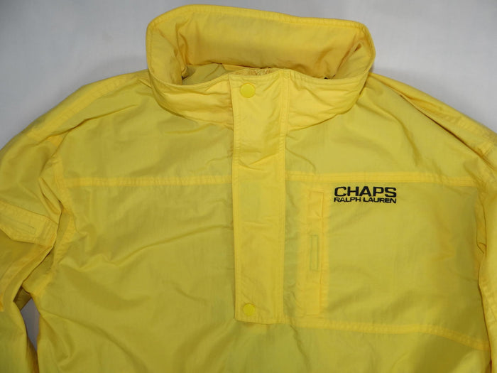 Vintage Y2K Chaps Ralph Lauren Yellow Men's Windbreaker Jacket2