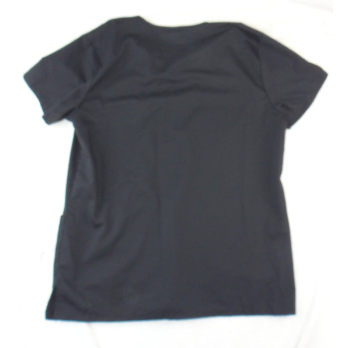 Vital Threads Womens Black V Neck Scrub Top Short Sleeve VT501C Size Medium1