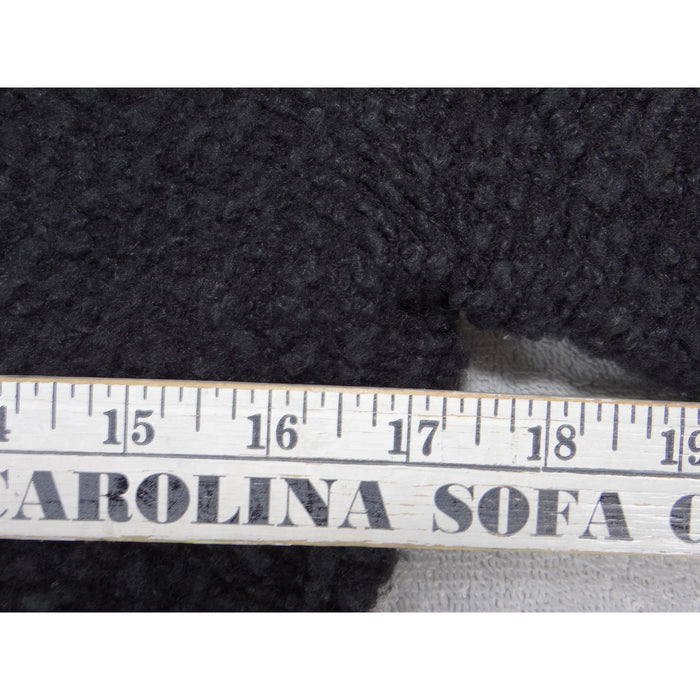 Vtg American Cruiser Womens Black Boucle Sherpa Longline Duster Cardigan Jacket4