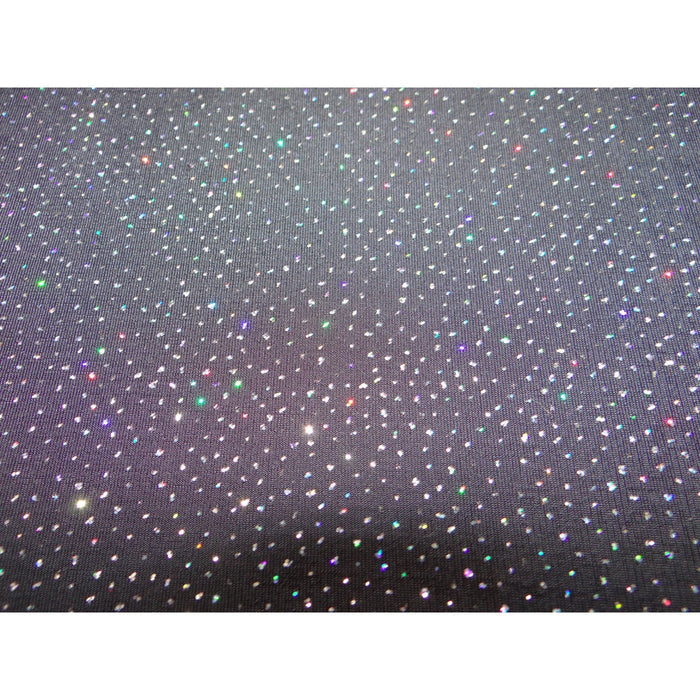 VTG Delta Burke Collection Womens 1X Black Holographic Glitter Maxi Dress6