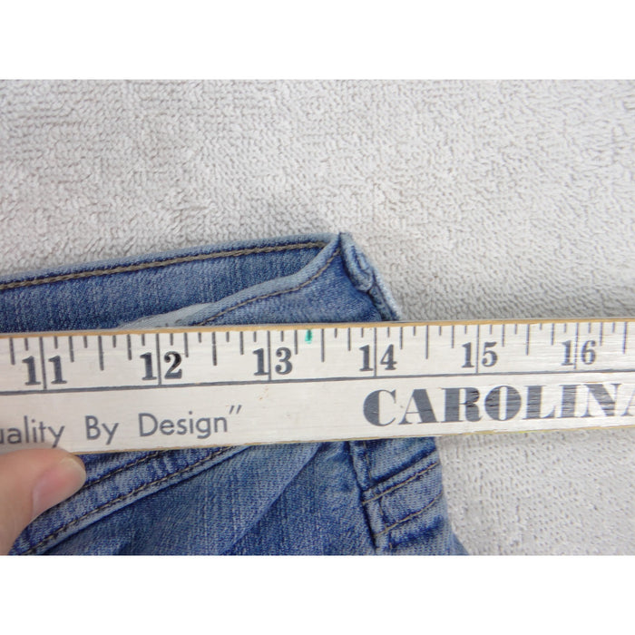 VTG Lee Classic Fit At The Waist Jeans Womens 8 Petite Light Wash Straight Leg4