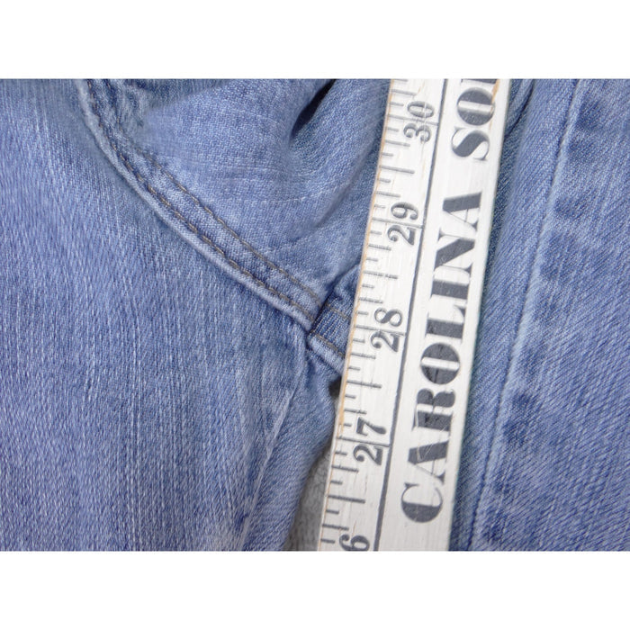 VTG Lee Classic Fit At The Waist Jeans Womens 8 Petite Light Wash Straight Leg5