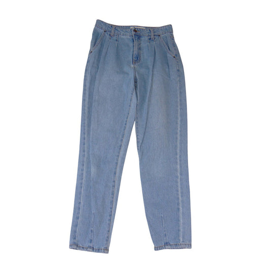 Vtg RSQ Jeans Women Light Wash Pleated High Rise Tapered Leg Denim Pants 3/260