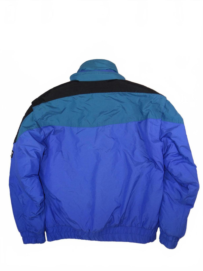 VTG Zermatt Men's Blue and Teal Nylon Winter Jacket   Med4