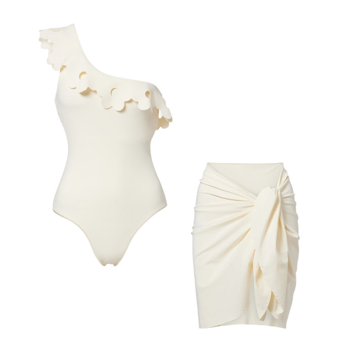 White Eden Swimsuit Set  - White