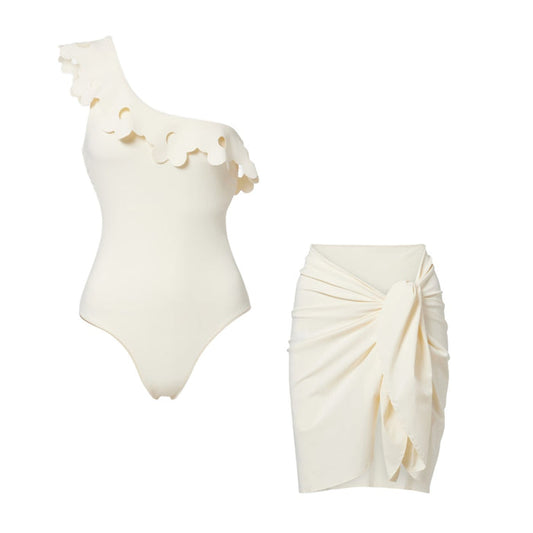 White Eden Swimsuit Set  - White