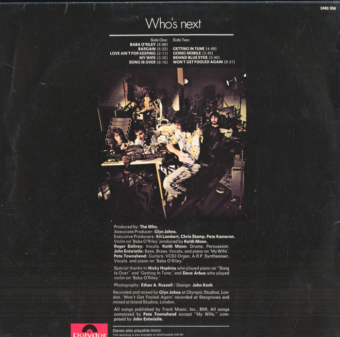 Who's Next (70s German Press)